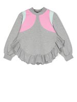 WAUW CAPOW by BANGBANG sweat Willa à design couleur - Gris - thumbnail