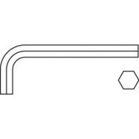 TOOLCRAFT TO-5394807 Haakse schroevendraaier SW 3 DIN 4014