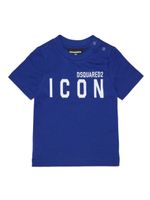 DSQUARED2 KIDS t-shirt à logo Icon imprimé - Bleu