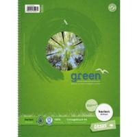 Ursus Classic 608570020 Collegeblok Groen DIN A4 Geruit Aantal paginas: 80