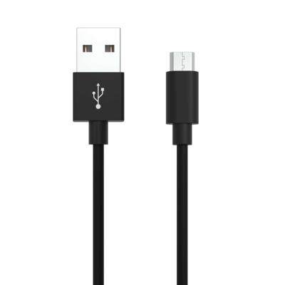 Ansmann USB-kabel USB 2.0 USB-A stekker, USB-micro-B stekker 2.00 m Zwart Aluminium-stekker, TPE-mantel 1700-0077