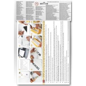 Oracover 50-010-B Designfolie Easyplot (l x b) 300 mm x 208 mm Wit