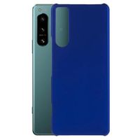 Sony Xperia 5 IV Geruberiseerd Kunststof Hoesje - Blauw - thumbnail