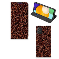 Samsung Galaxy A03s Flip Style Cover Koffiebonen - thumbnail