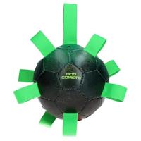 Dog Comets Hypernova - Hondenspeelgoed - Hondenbal met nylon lussen - Drijvend - Groen - Ø 15 cm