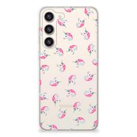 TPU bumper voor Samsung Galaxy S23 Plus Unicorns - thumbnail