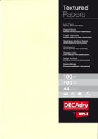 Apli 012369 papier, A4, 100 vellen, 100 vellen, crèmekleurig