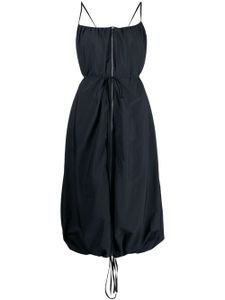 Goen.J robe bouffante à fermeture zippée - Noir