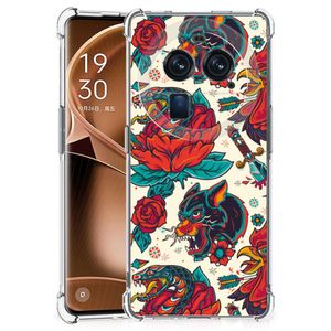 Anti-shock Hoesje met foto voor OPPO Find X6 Pro Old Skool