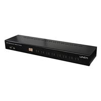 LINDY 39317 8 Port DVI-I Single Link, USB 2.0 & Audio KVM Switch Pro