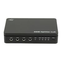 4-poorts HDMI 1.4 splitter met 3D-ondersteuning