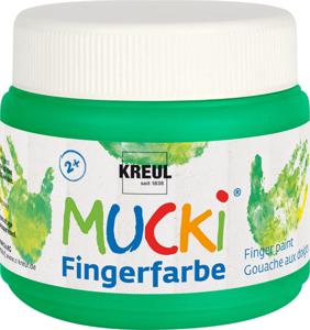 Creativ Company Mucki Vingerverf Groen, 150ml