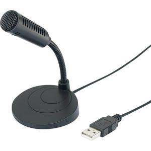 Renkforce UM-80 USB-microfoon Zwanenhals Zendmethode:Kabelgebonden Incl. kabel USB Kabelgebonden