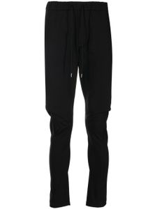 Attachment pantalon de jogging fuselé à lien de resserrage - Noir