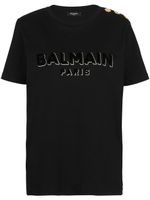 Balmain t-shirt à logo imprimé - Noir - thumbnail