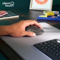 Logitech Signature M650 L Linkshandige Draadloze Muis - Voor grotere, linkerhanden, 2 jaar batterijduur, stil klikken, aanpasbare zijknoppen, Bluetooth, compatibel met meerdere apparaten - thumbnail