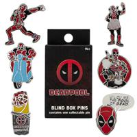 Marvel Loungefly Enamel Pins Blind Box Assortment Deadpool (12) - thumbnail