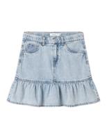 NAME IT Meisjes Nkfnynne Short DNM Rok 3266-Ov H, blauw (light blue denim), 116