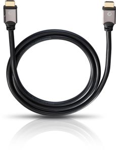 OEHLBACH Black Magic HDMI kabel 3,2 m HDMI Type A (Standaard) Zwart, Grijs