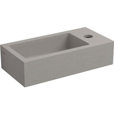 Fontein Clou Flush 3 Rechthoek 36x18x9cm Beton 1 Kraangat Rechts Fontein Clou Flush 3 Rechthoek 36x18x9cm Beton 1 Kraangat Rechts