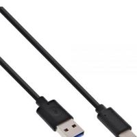 InLine 0.5m, USB3.1-C/USB3.1-A USB-kabel 0,5 m USB 3.2 Gen 2 (3.1 Gen 2) USB C USB A Zwart - thumbnail