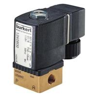 Bürkert 125302 2/2-weg klein magneetventiel, direct werkend 24 V/50 Hz aansluiting G 1/4 kv-waarde 3,83 l/min bedrijfsdr