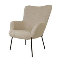 Artichok Rosemarie teddy fauteuil bruin - thumbnail