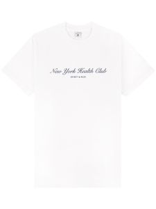 Sporty & Rich t-shirt NY Health Club en coton - Blanc