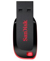 SanDisk Cruzer Blade USB flash drive 128 GB USB Type-A 2.0 Zwart, Rood - thumbnail