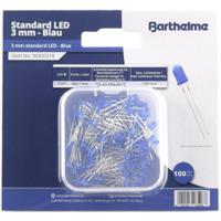 Barthelme LED-assortiment Blauw Rond 3 mm 1500 mcd 30 ° 20 mA 3 V - thumbnail