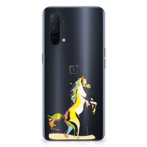 OnePlus Nord CE 5G Telefoonhoesje met Naam Horse Color