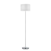 Trio Design vloerlamp Series 4611 mat chroom met witte lampenkap 401100101