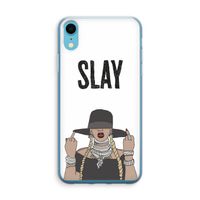 Slay All Day: iPhone XR Transparant Hoesje - thumbnail