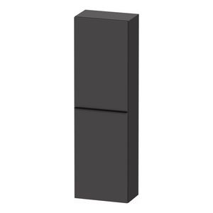 Hoge Kast Duravit D-Neo Kolomkast Wand 132 cm Rechtsdraaiend Mat Grafiet Duravit