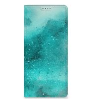 Bookcase OPPO X6 Pro Painting Blue - thumbnail