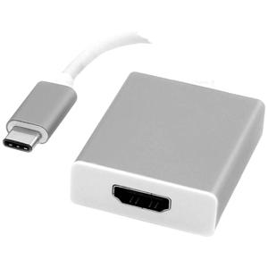 ROLINE 12.03.3210 video kabel adapter 0,1 m USB Type-C HDMI Zilver