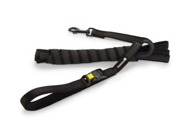 Beeztees Parinca Premium Weblijn - Hondenriem - Handvat - Nylon - Zwart - 5m