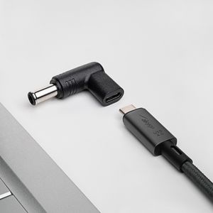 Akyga AK-ND-C114 tussenstuk voor kabels USB-C 6.5 x 4.4 mm Zwart