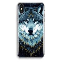 Darkness Wolf: iPhone XS Max Transparant Hoesje