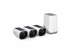 Eufy eufyCam S330 (eufyCam 3) 3-Cam Kit Doos IP-beveiligingscamera Buiten 3840 x 2160 Pixels Muur