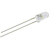 TRU COMPONENTS 1557375 Bedrade LED Wit Rond 5 mm 10000 mcd 20 ° 20 mA 3.2 V