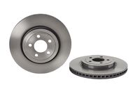 Remschijf COATED DISC LINE BREMBO, Remschijftype: Binnen geventileerd, u.a. für Chrysler, Lancia, Dodge