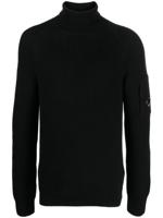 C.P. Company Fijngebreide trui - Zwart