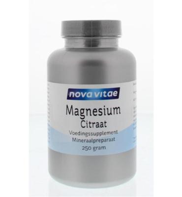 Nova Vitae Nova Vitae Magnesium Citraat Poeder (250g)