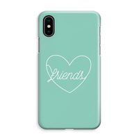 Friends heart pastel: iPhone XS Max Volledig Geprint Hoesje - thumbnail