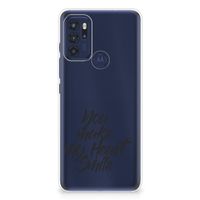 Motorola Moto G60s Siliconen hoesje met naam Heart Smile - thumbnail