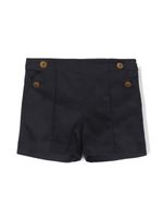 Versace Kids short taille haute à boutons Medusa - Bleu - thumbnail