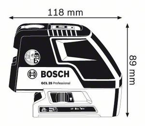 Bosch Professional GCL 25 + BS 150 P Puntlaser Zelfnivellerend, Incl. statief