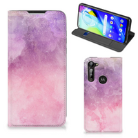 Bookcase Motorola Moto G8 Power Pink Purple Paint - thumbnail