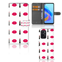 OPPO A76 | A96 Telefoon Hoesje Lipstick Kiss - thumbnail